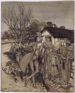Un Patto con il Diavolo, 1907 da Arthur Rackham